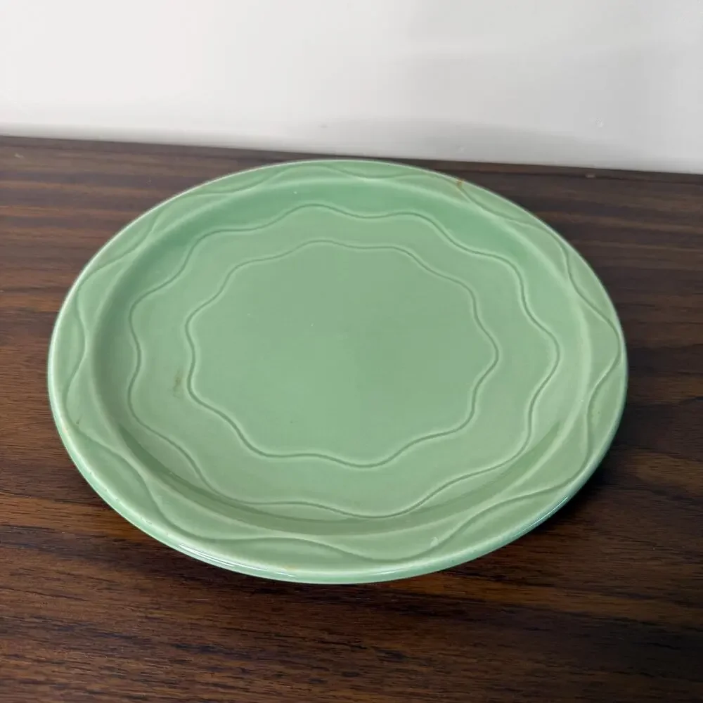 Vintage Syracuse Cantina Sage Green Plate